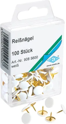 Produktbild von Wedo 908 5600, Gold, Weiß, 100 Stück(e), Box