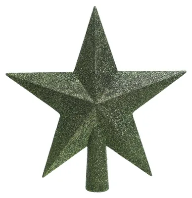 Productafbeelding van Piek plc ster l4.2b19h19 cm d.groen kerst Decoris