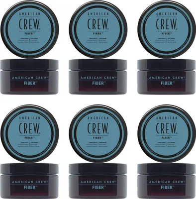 Produktbild von American Crew Fiber Haarstylingprodukt, hoher flexibler Halt, mattes Finish, 6x50 g