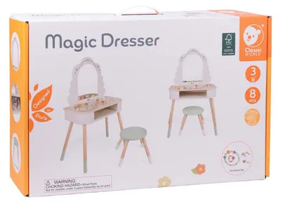 Produktbild von Classic World Holztisch mit Hocker und Zubehör für Kinder