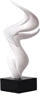 Imagen del producto de Escultura moderna decorativa, estatua abstracta, adorno para la decoración del hogar, 41 cm
