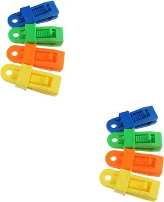 Productafbeelding van Zeilklemmen Set - Tarp Klemmen - Tent Opzetten - Zware Kwaliteit - 20 Stuks - Zwart