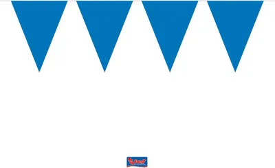 Image de Chaîne de fanions bleu 10m