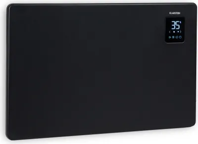 Obrázok produktu pre Klarstein Elektrický ohrievač, voľne stojaci konvektor alebo na nástennú montáž, energeticky úsporný elektrický ohrievač, ovládanie pomocou aplikácie, tichý elektrický ohrievač, samostatne stojaci elektrický ohrievač s termostatom, 1500 W