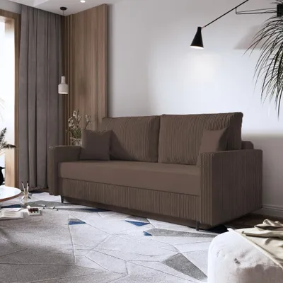 Produktbild von Sofa, Schlafsofa mit Schlaffunktion MARINO  (Braun - POSO 06)