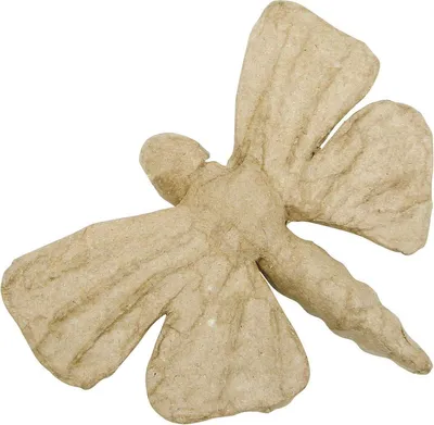Papiermaché-Schmetterlinge zum Verzieren Set 5 Stück 14 cm unbemalt