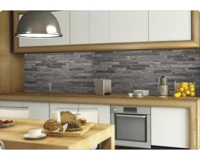 Obrázok produktu pre Samolepiace PVC tapeta do kuchyne mySPOTTI splash Čierne tehličky 60x220 cm
