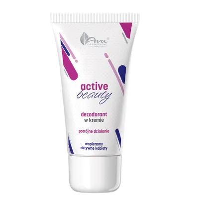 Produktbild von Ava Laboratorium Aktive Schönheit Creme Deodorant, 50ml - Antitranspirant für langanhaltende Frische