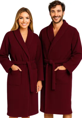Zdjęcie produktu dla Pasek do szlafroka frotte w kolorze bordo - komfort i elegancja
