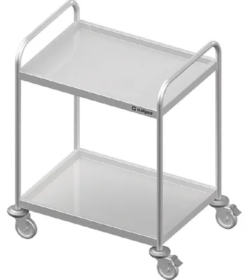 Immagine prodotto di Carrello di servizio con due ripiani, 1100x500x950 mm, saldato
