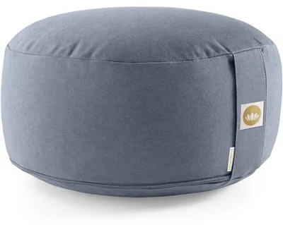Produktbild von Meditationskissen Meditationskissen Zafu - Rund - 15 cm Sitzhöhe - Waschbarer Bezug - Baumwolle