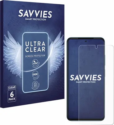 Produktbild von 6x Für Xiaomi Redmi Note 11 Schutzfolie Savvies Displayschutz Display Schutz Folie Klar Transparent