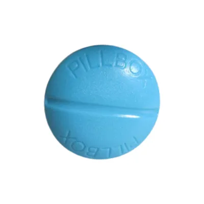 Produktbild von Pillenhülle mit Deckel 4 Gitter staubdichtes Plastik im Freien tragbare Pille Tablet Behälter Reiseversorgung-Blau