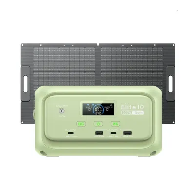 Produktbild von BLUETTI Elite 10 Mini Tragbare Power Station, 128Wh LiFePO4, 10ms UPS Backup, Solargenerator für Camping, Reisen, Outdoor, Notfälle (Wiesengrün)
