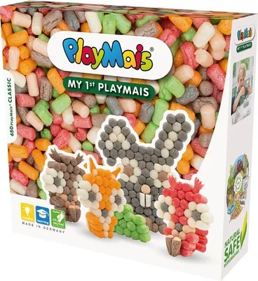Zdjęcie produktu dla PlayMais My 1st, Zestaw artystyczny dla dzieci, 3 lat(a), Nietoksyczne, Kukurydza, Wielobarwny, 650 szt.