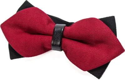 Produktbild von DonDon spitze Herren Fliege Schleife im Retro Look mit Haken gebunden vorgebunden und längenverstellbar dunkelrot