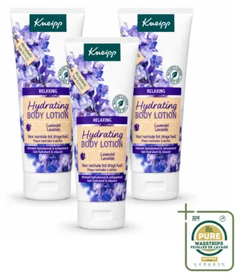Obrázek produktu pro 3 kusy tělového mléka Kneipp Relax s levandulí - 200 ml - balení