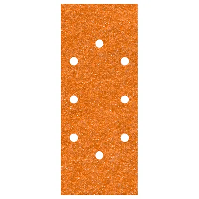 Image de Pack De 5 Feuilles Abrasives Adhesives, Corindon, Grain 120, Perforées, Ovales 93x230mm 1973000 Wolfcraft