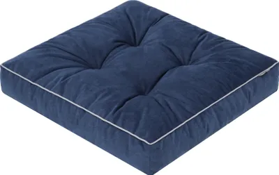 Obrázok produktu pre Podlahový vankúš Pillowprim Himiko 59 × 59 cm - protišmykový, mäkký, ľahko udržiavateľný, tmavomodrý