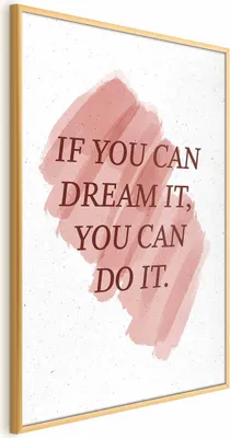 Produktbild von Posterpapier Poster - You Can Do It 29.7x42 cm Text m-A-0865-ao-a