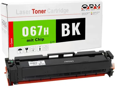 Produktbild von OBV Toner kompatibel mit Canon 067H Schwarz XL - LBP631Cw LBP633Cdw MF651Cw MF655Cdw MF655Cx