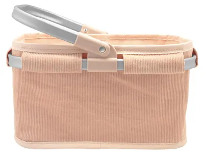 Immagine prodotto di TANNER - Der kleine Kaufmann – Cord-Tragekorb Cord Peach Blossom 5006.6