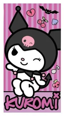 Produktbild von Hello Kitty Punk Kuromi Strandtuch 70x140