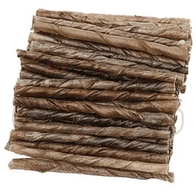 Image de Rouleaux à mâcher bœuf Chiens Bâtons à mâcher en peau de bœuf 7-8mm 520-530g