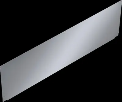 Image de Dosseret KWC, PLANOX, acier inoxydable, 1400x400x3 mm