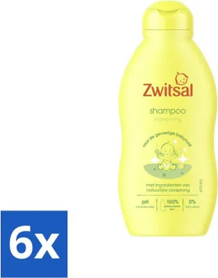 Produktbild von Zwitsal - Babyshampoo - Natürlich ohne SLES - 200 ml - Vorteilspack - 6 Stücke