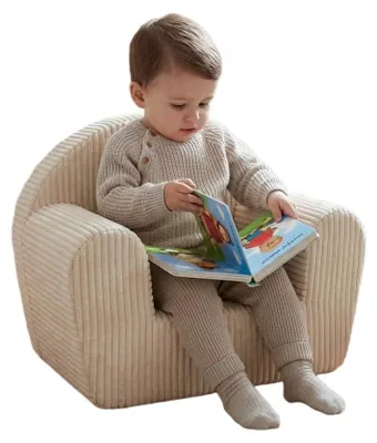 Produktbild von Neu Baby cremefarbener Sessel aus Kord