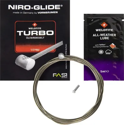 Produktbild von Fasi Niro Glide Turbo Bremskabel Silber 1.5 x 2050 mm Silber 1.5 x 2050 mm