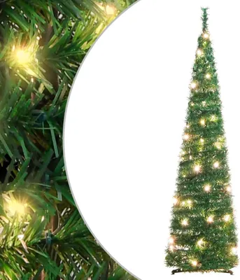 Produktbild von Pop-Up-Weihnachtsbaum Künstlich 50 LEDs Grün 120 cm