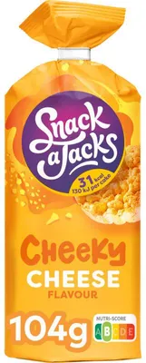 Immagine prodotto di Snack a Jacks Rijstwafels Cheese 104g – Torte di riso croccanti con formaggio
