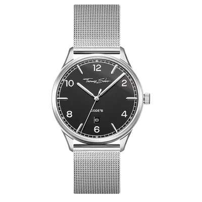 Produktbild von Uhr Uni, Code Ts, Silber\Schwarz