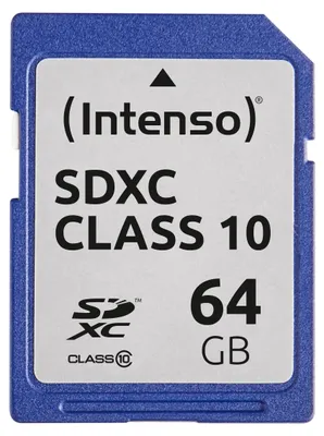 Image de Intenso 3411490 mémoire flash 64 Go SDXC Classe 10