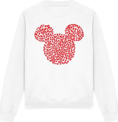 Produktbild von Disney - Sweatshirt für Herren/Damen Uni - Valentinstag TV4320 (S) (Weiß)