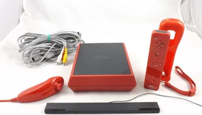 Obrázek produktu pro Nintendo Wii mini, Wii, Černá, Červená, Nunchuk