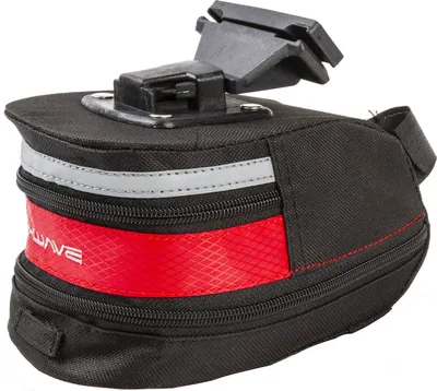 Produktbild von M-Wave 122483, Sattel, Fahrradtasche, Polyester, Schwarz, Rot, 115 mm, 180 mm