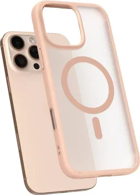 Produktbild von Spigen Ultra Hybrid T (MagFit + Camera Control), Cover, Apple, iPhone 16 Pro, 16 cm (6.3"), Rose