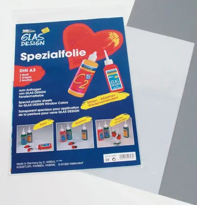 Produktbild von KREUL Window Color Spezialfolie 3 Blatt DIN A3
