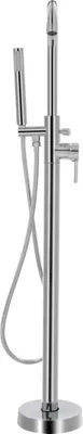 Produktbild von vidaXL Freistehende Badewannenarmatur Edelstahl 118,5 cm