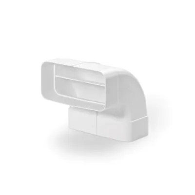 Obrázok produktu pre MF-RBV Vertikálny ohyb potrubia 90° / Ventilačná technika / Komparácia prietoku (systém Ø 125)