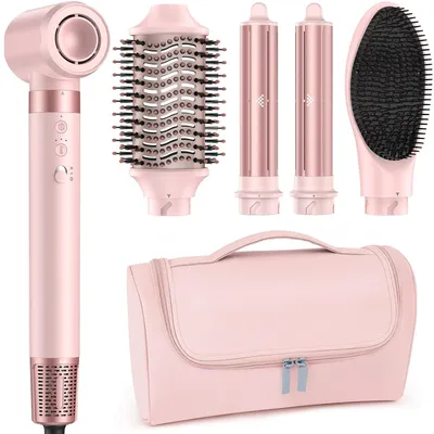 Produktbild von Airstyler 5 in 1 Multi-Hairstyler Ionen Haartrockner-Air Wrap Set,Styling für alle Haartypen,Keine Hitzeschäden,Locken,Volumisieren, Glätten