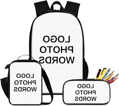 Productafbeelding van Schooltas Set voor Kinderen: Rugzak, Lunchtas en Etui