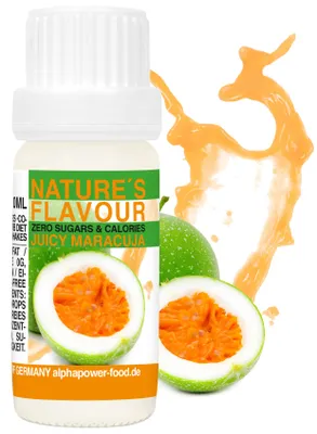 Produktbild von Flavour Drops Natürliches Aroma 10 ml JUICY MARACUJA
