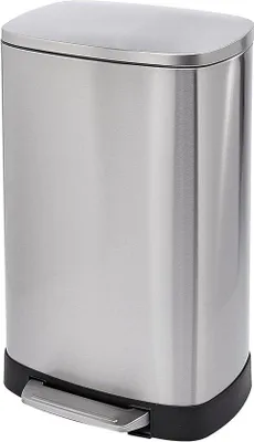 Image de Poubelles à couvercle avec pied haut - 50 litres