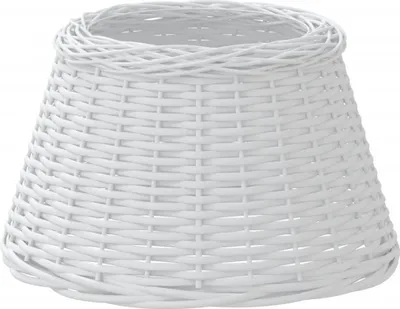 Obrázok produktu pre vidaXL tienidlo biele Ø50x30 cm Wicker