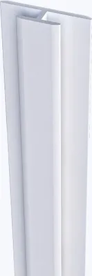 Produktbild von 210cm H-Profil Aluminium Profil Verbindungsprofile für 3mm Aluverbundplatte Matt Weiß
