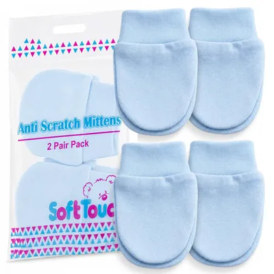 Productafbeelding van Kleine babyhandschoenen ter bescherming tegen krabben, 2 paar, anti-krabhandschoenen, set van 10